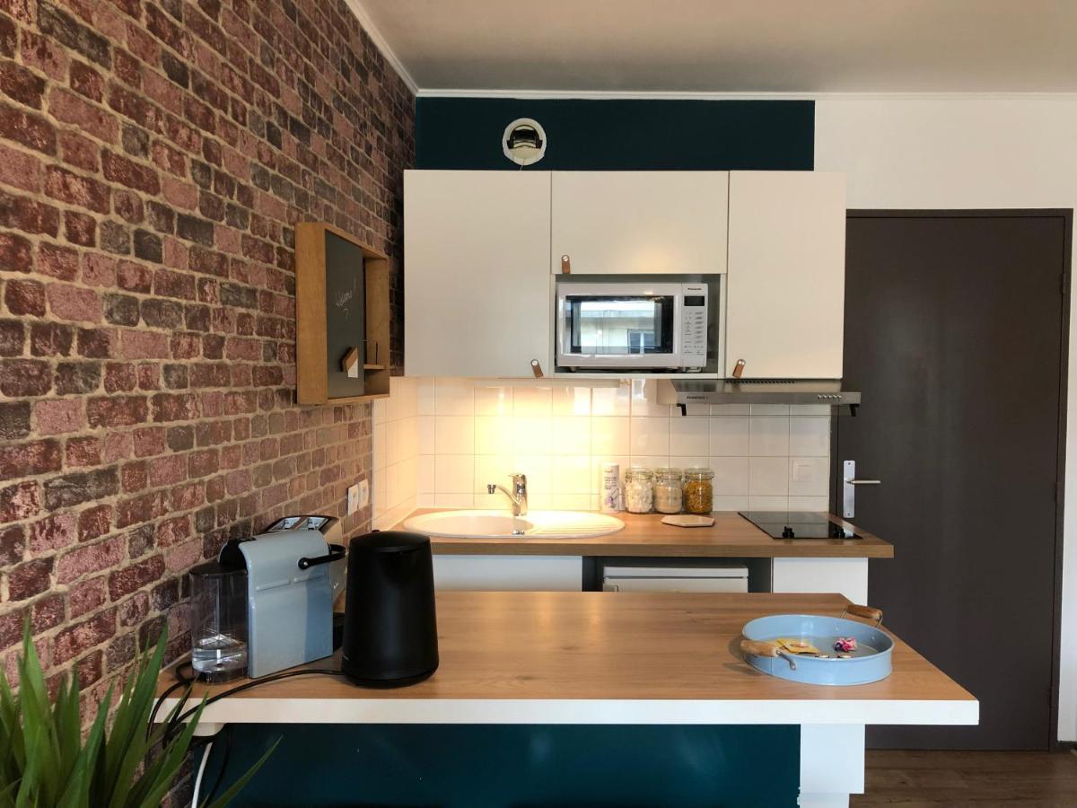 Studio Avec Balcon & Parking Gratuit - Tours Gare Eksteriør bilde